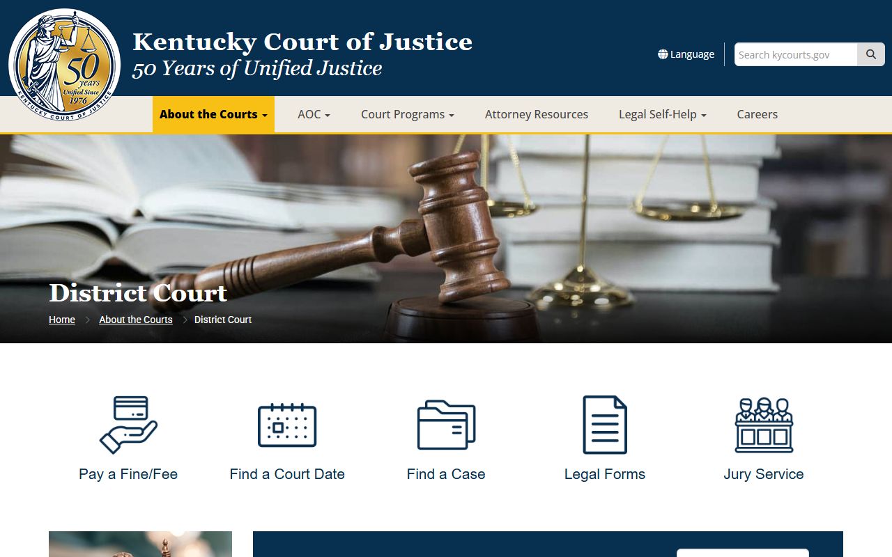 Clay County Circuit Court comparison with Kentucky District Court jurisdiction