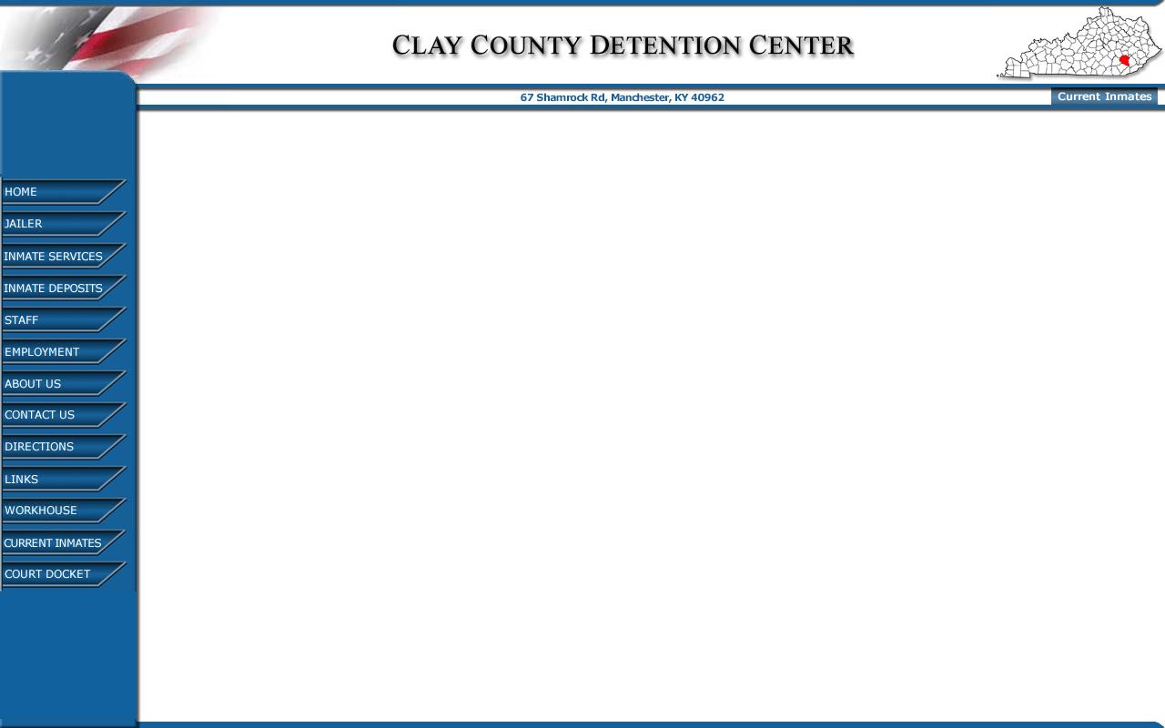Clay County inmate roster current inmates page using JailTracker